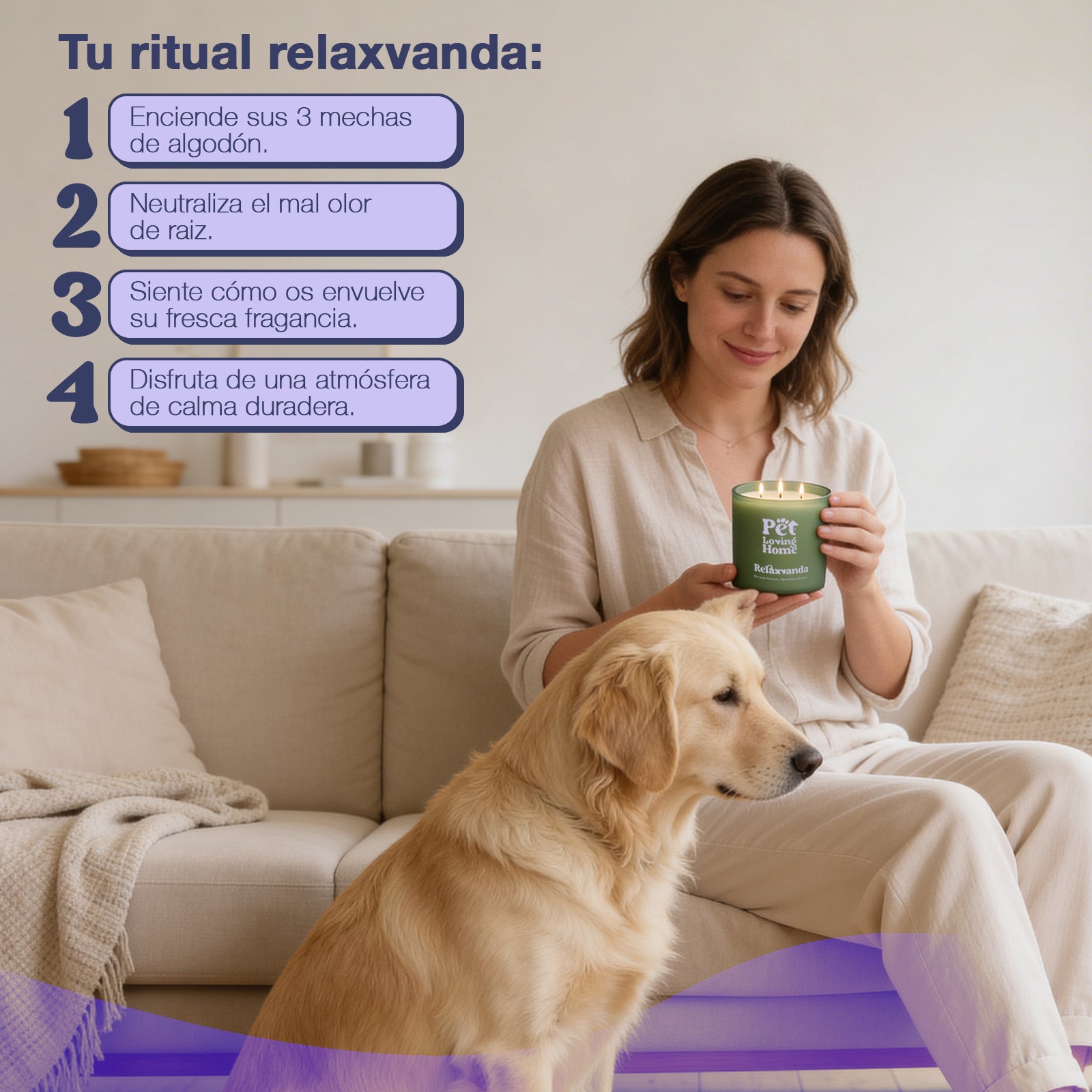 Vela aromática Relaxvanda™